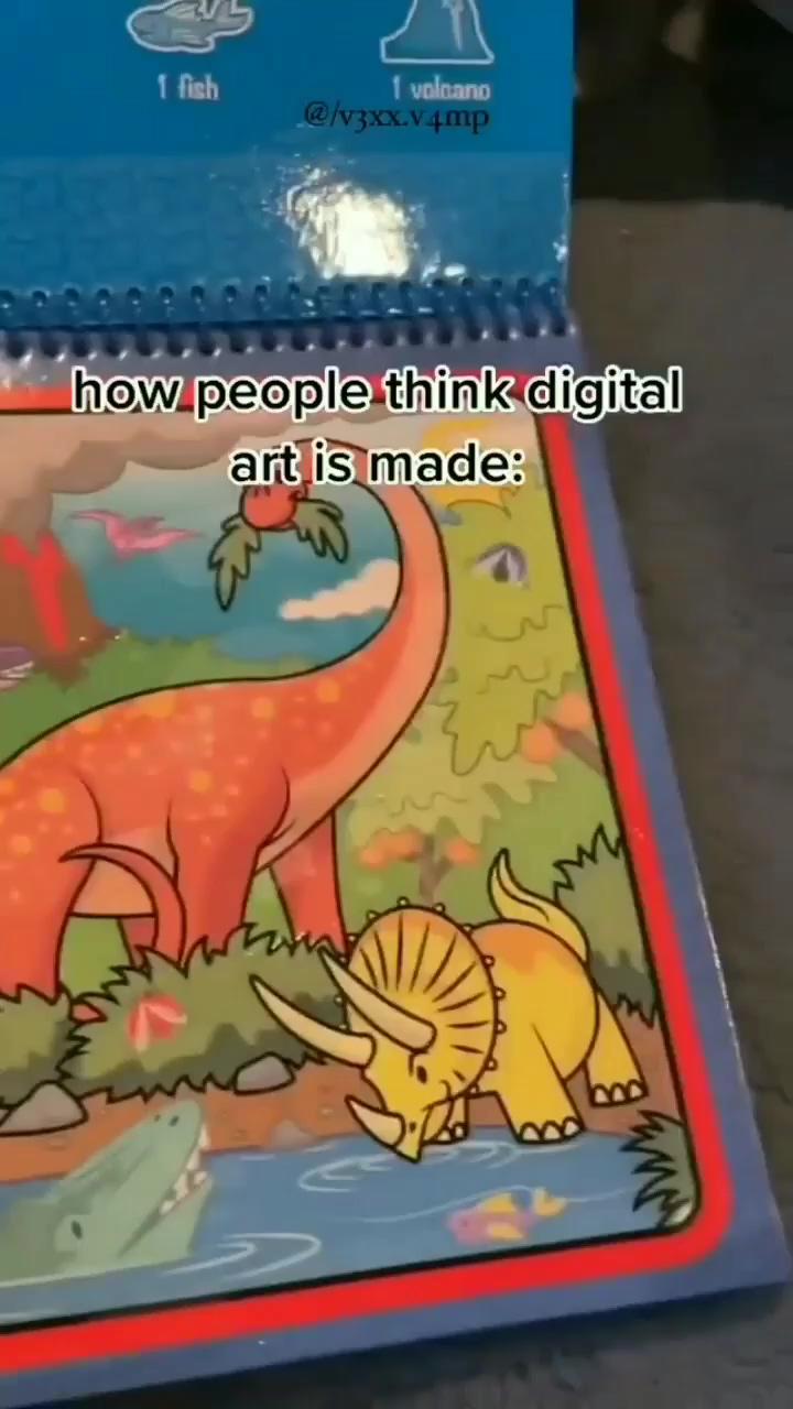 How people think digital art is made by v3xx. v4mp; new skill alert