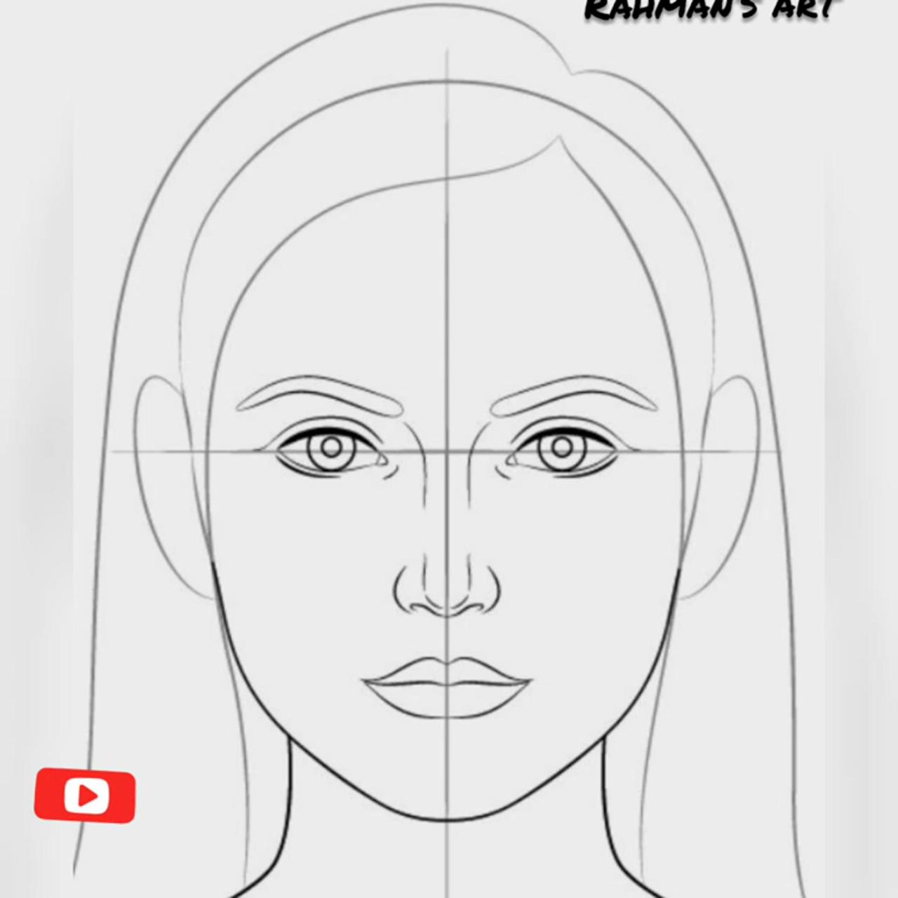 How to draw a beautiful face, face drawing step by step, how to draw a beautiful face step by step | anime eye drawing