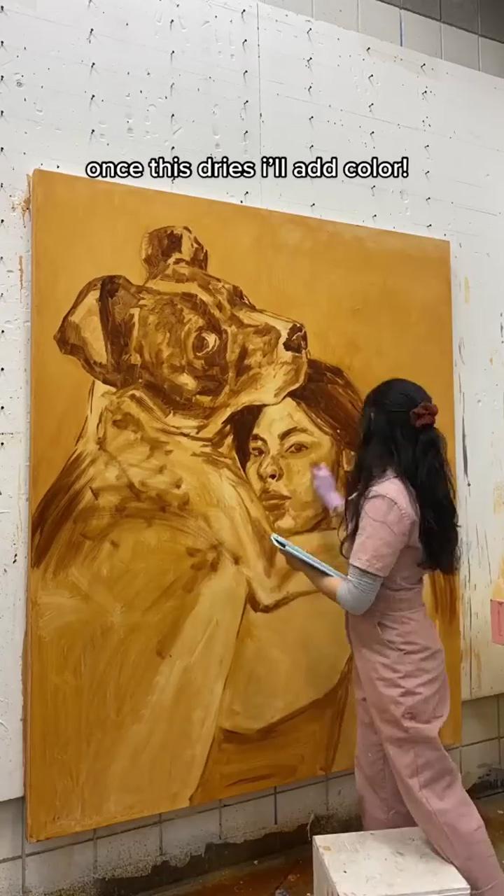 I love underpainting credit goes to: yazmin | my next goal