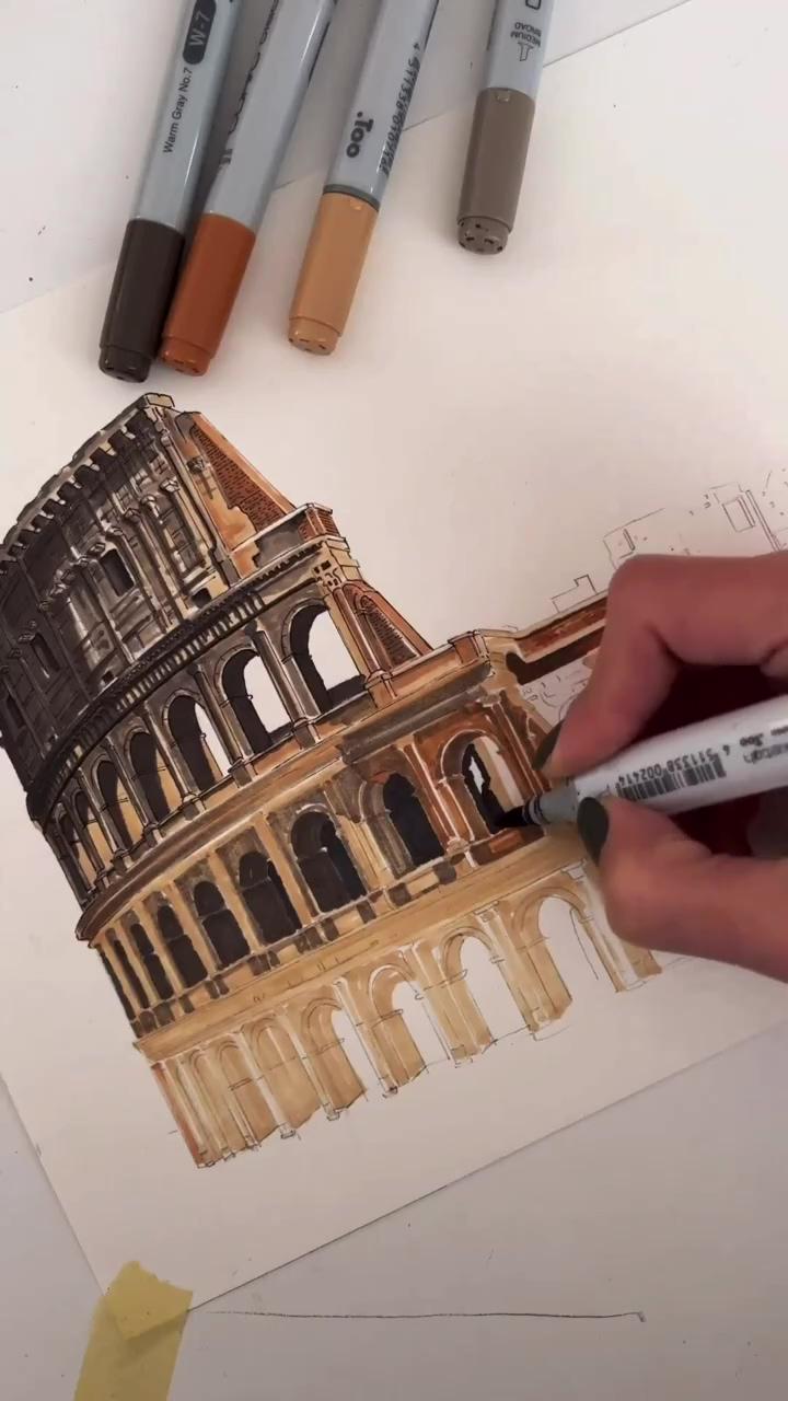 Moleskine by you | perspective drawing architecture