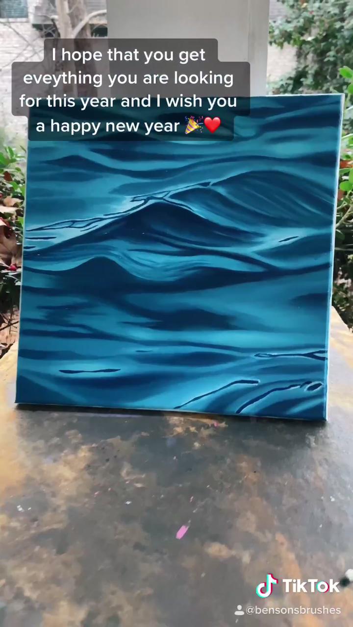 Oil water painting | ocean art painting