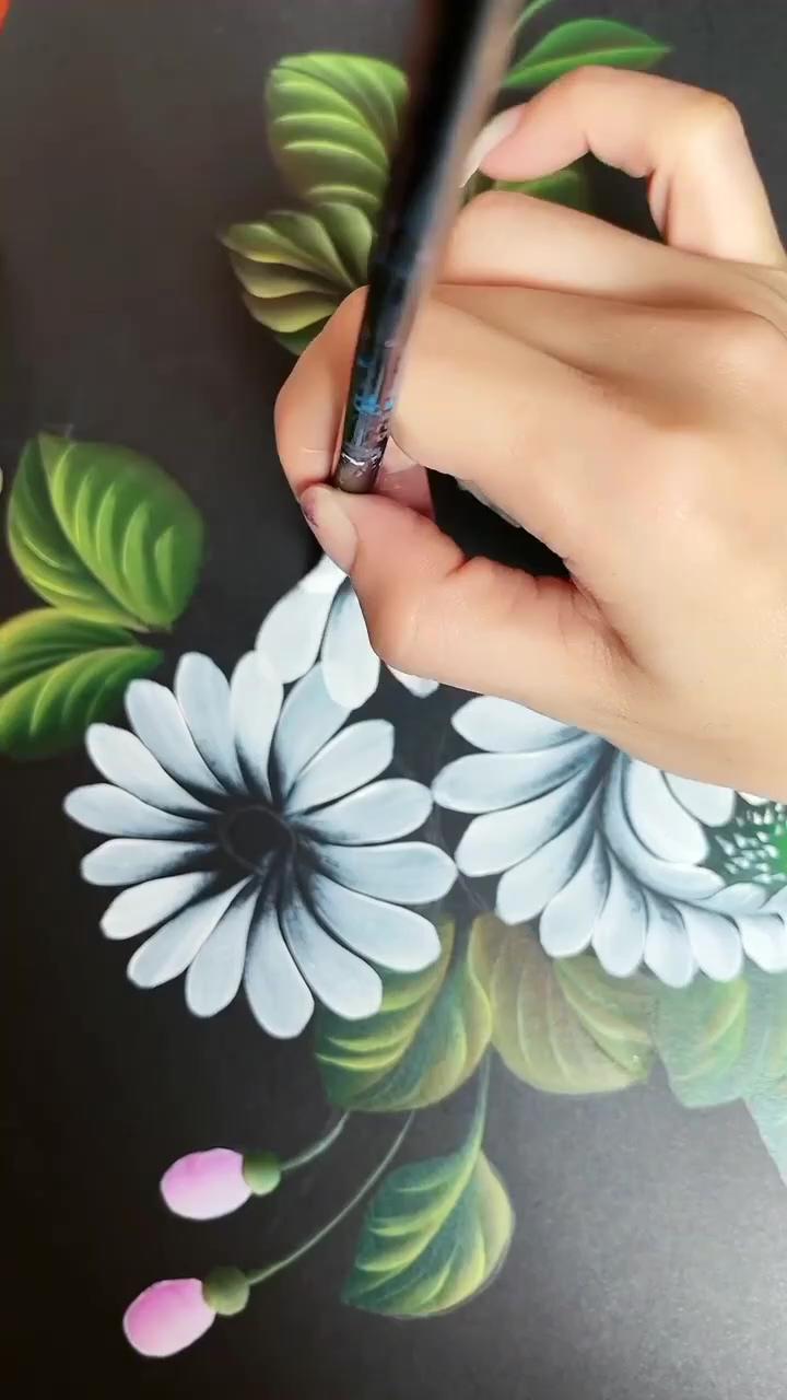 Painting sketc acrylic art pastel; step by step flower painting acrylic painting flowers