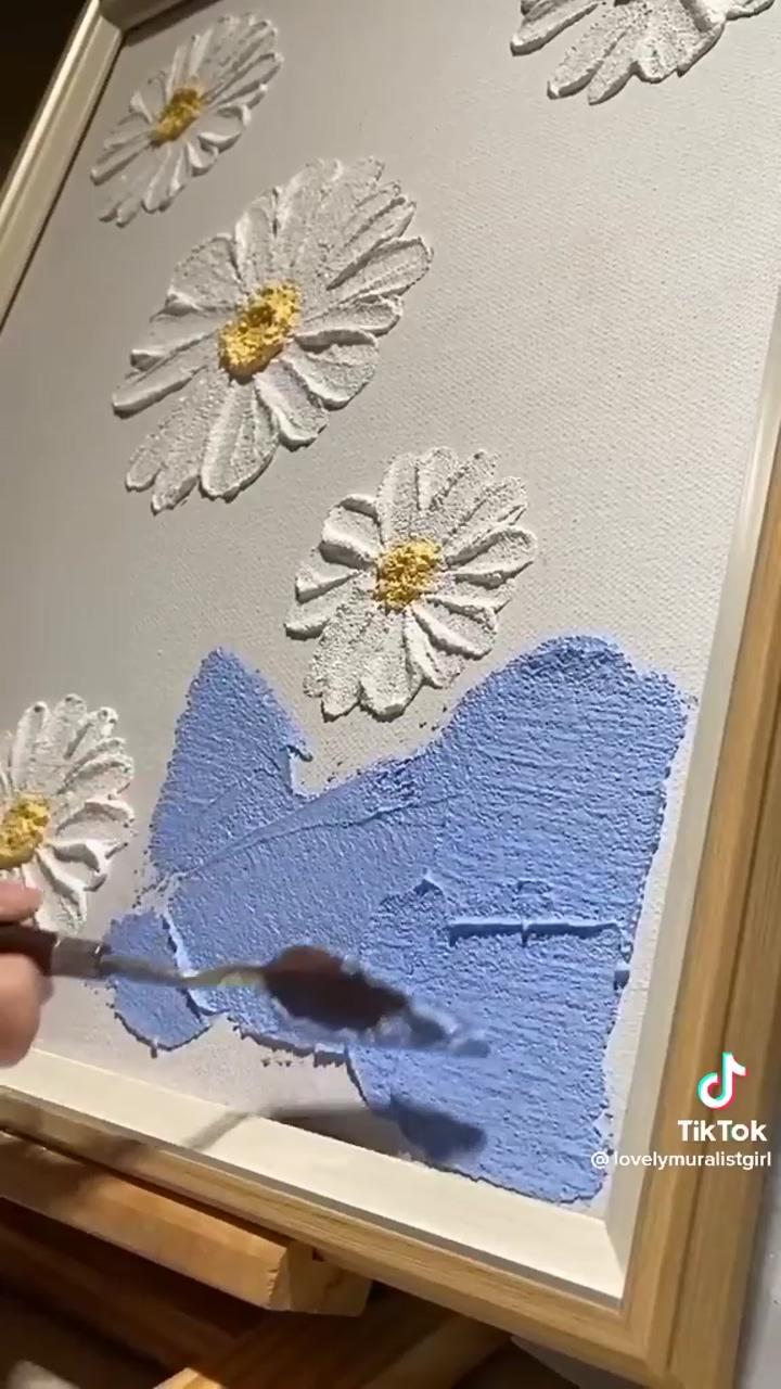 Pastel drawing technique; easy canvas art