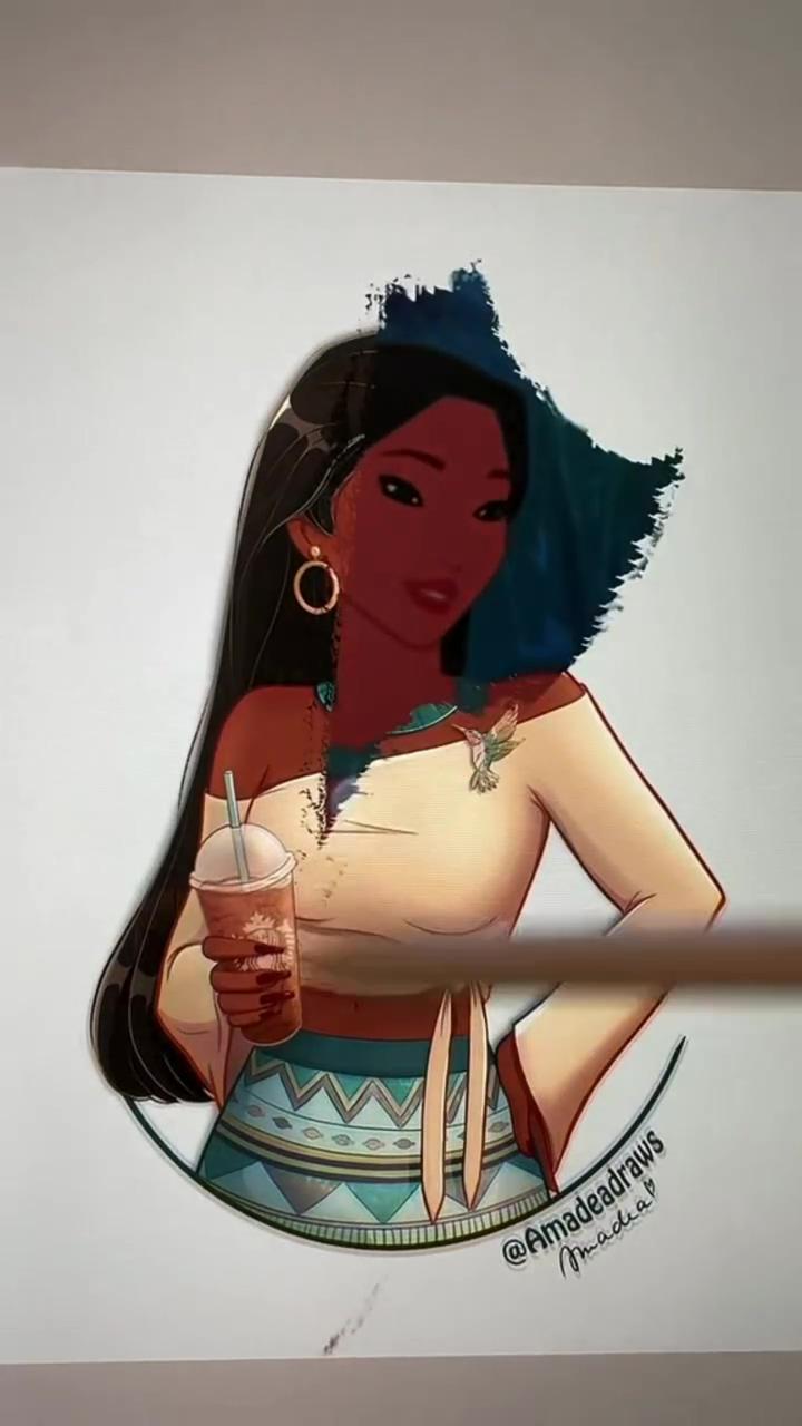 Pocahontas will be the next sticker | disney movie art