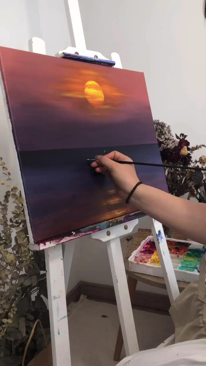 Sunset; rivka wilkins art
