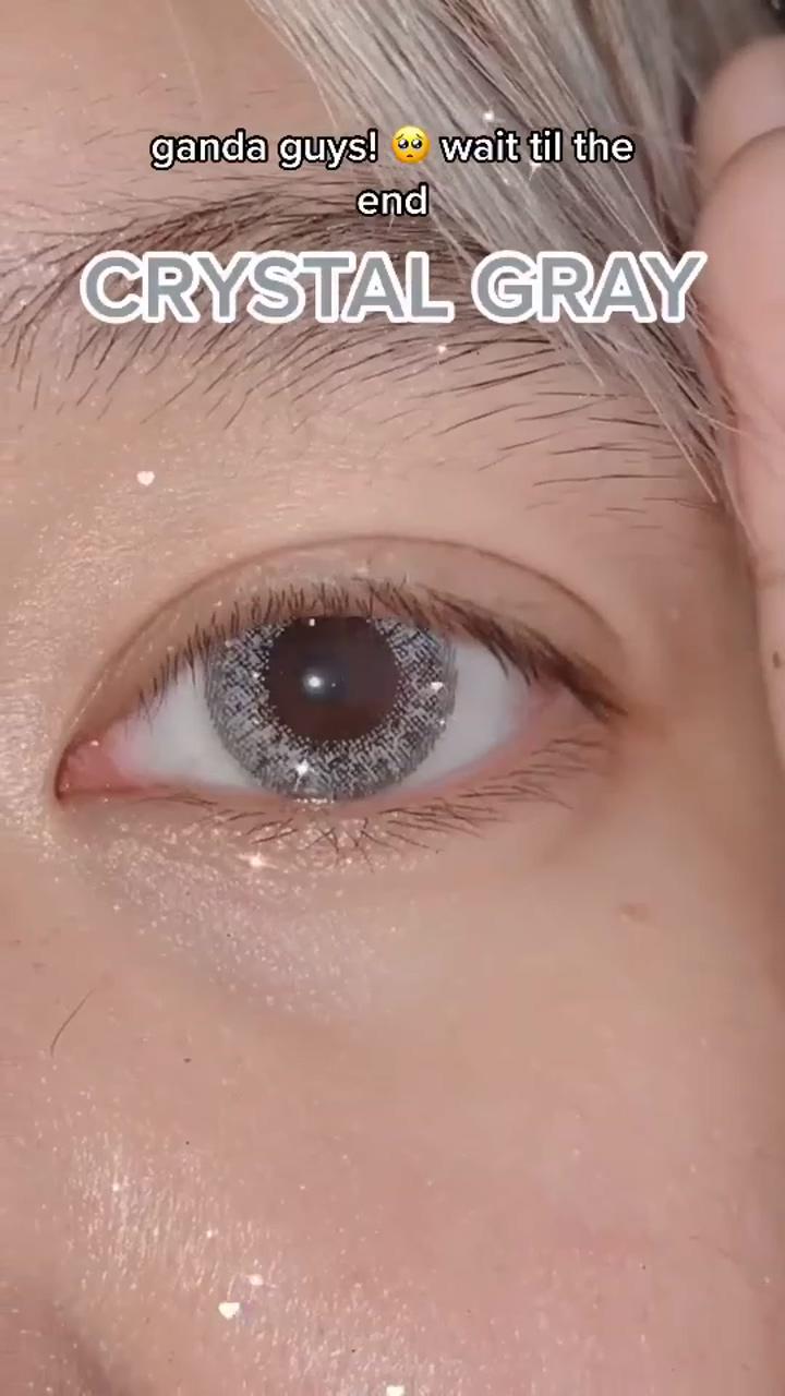 3-tone crystal gray | natural contact lenses