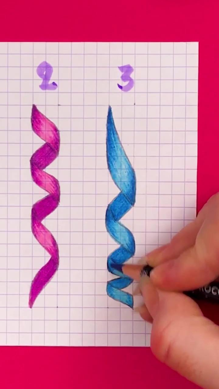 3 ultra-easy ways for drawing curls | bustier dress drawing tuto