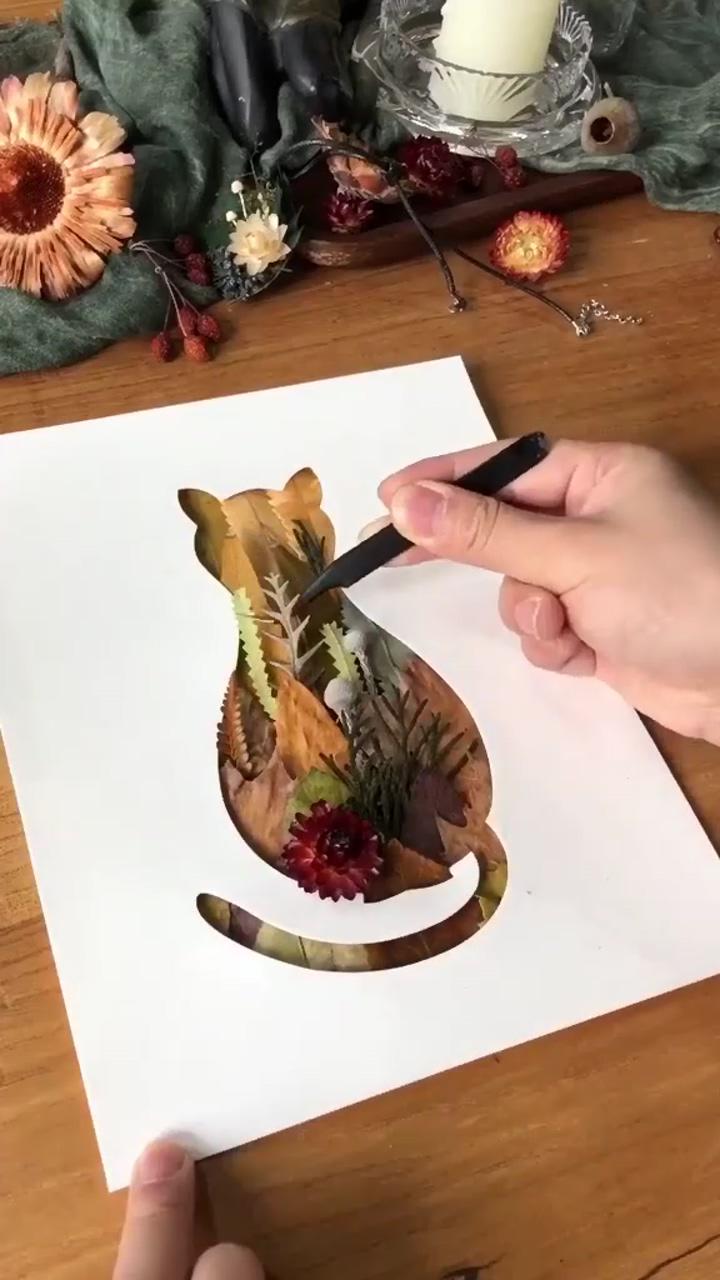 Creative gift card; so many different ways to paint these flowers 