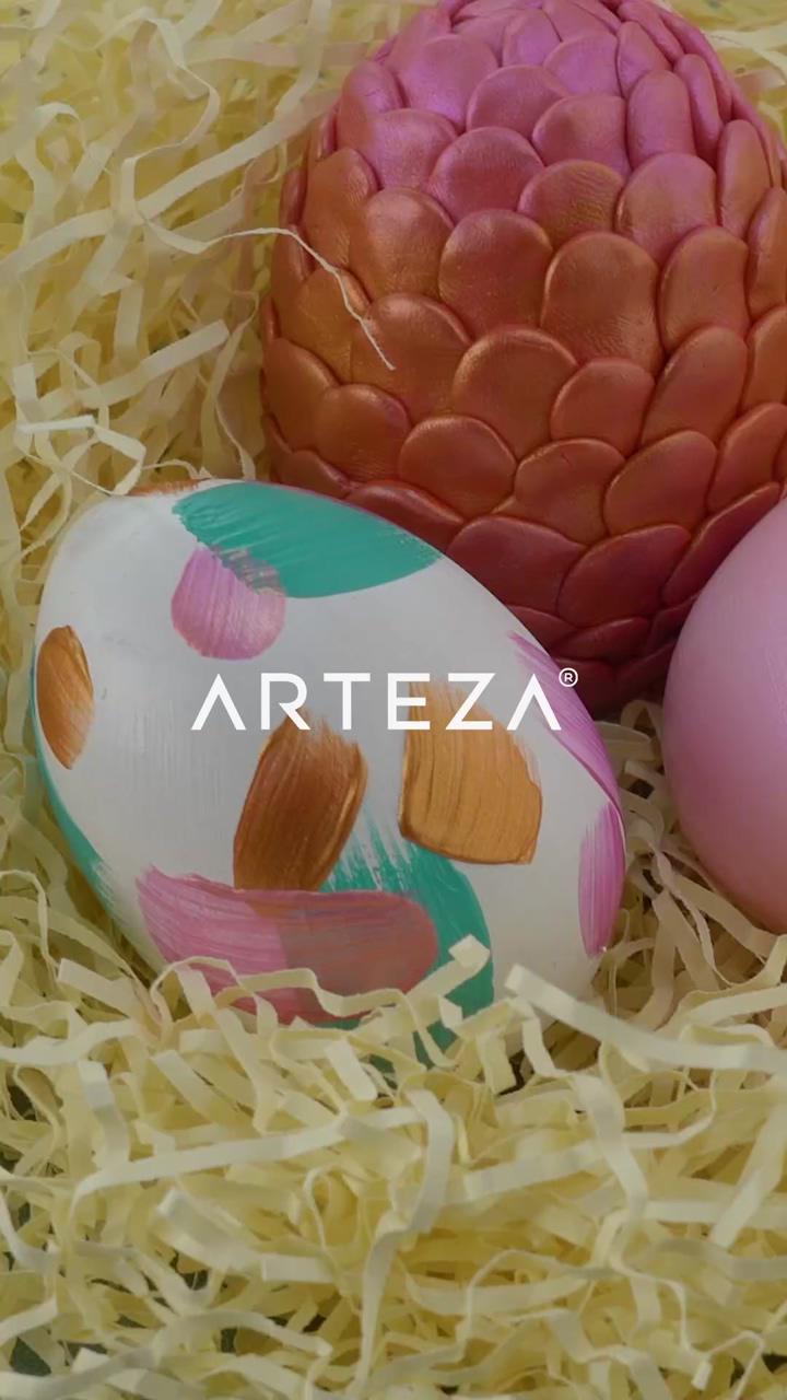 Diy abstract easter egg decorating ideas | hand-painted easter eggs for your easter party