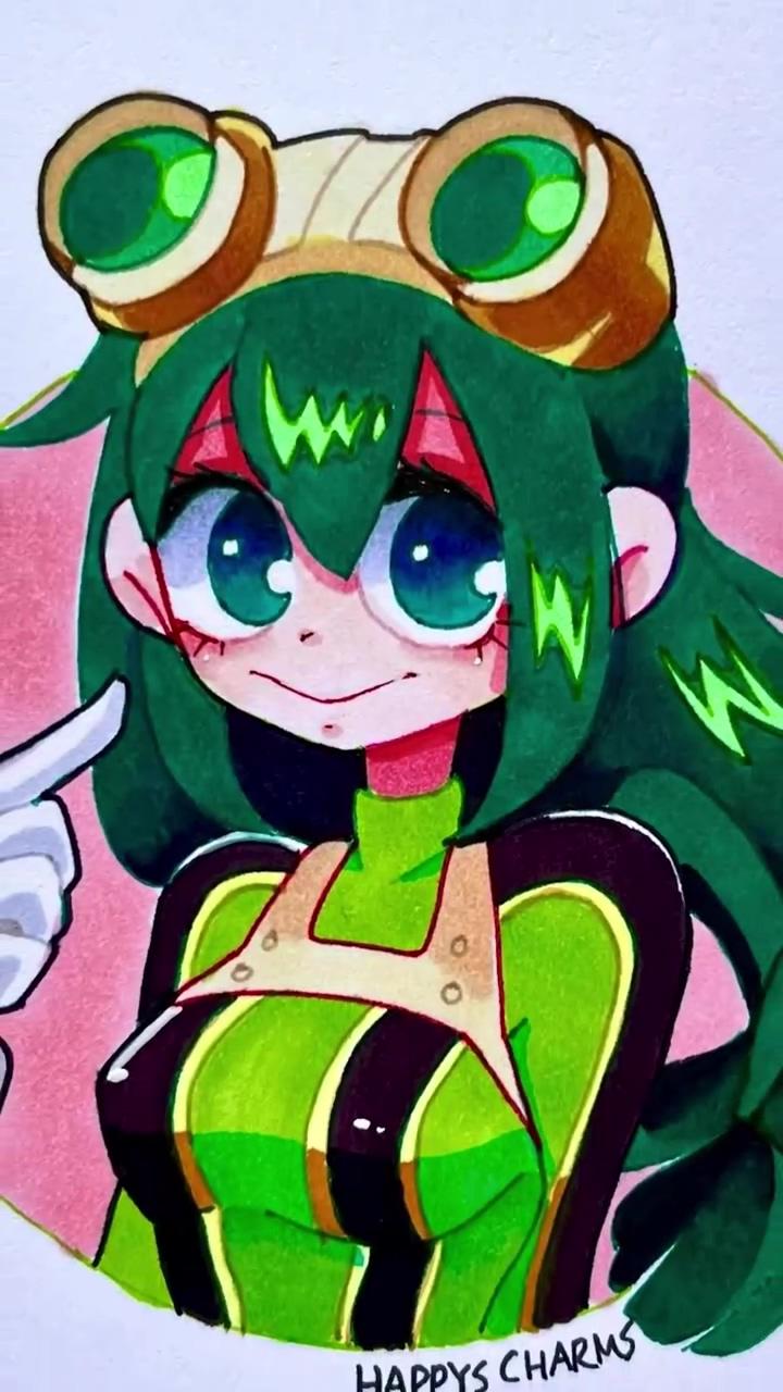  drawing froppy in my style; drawing nene- tbhk