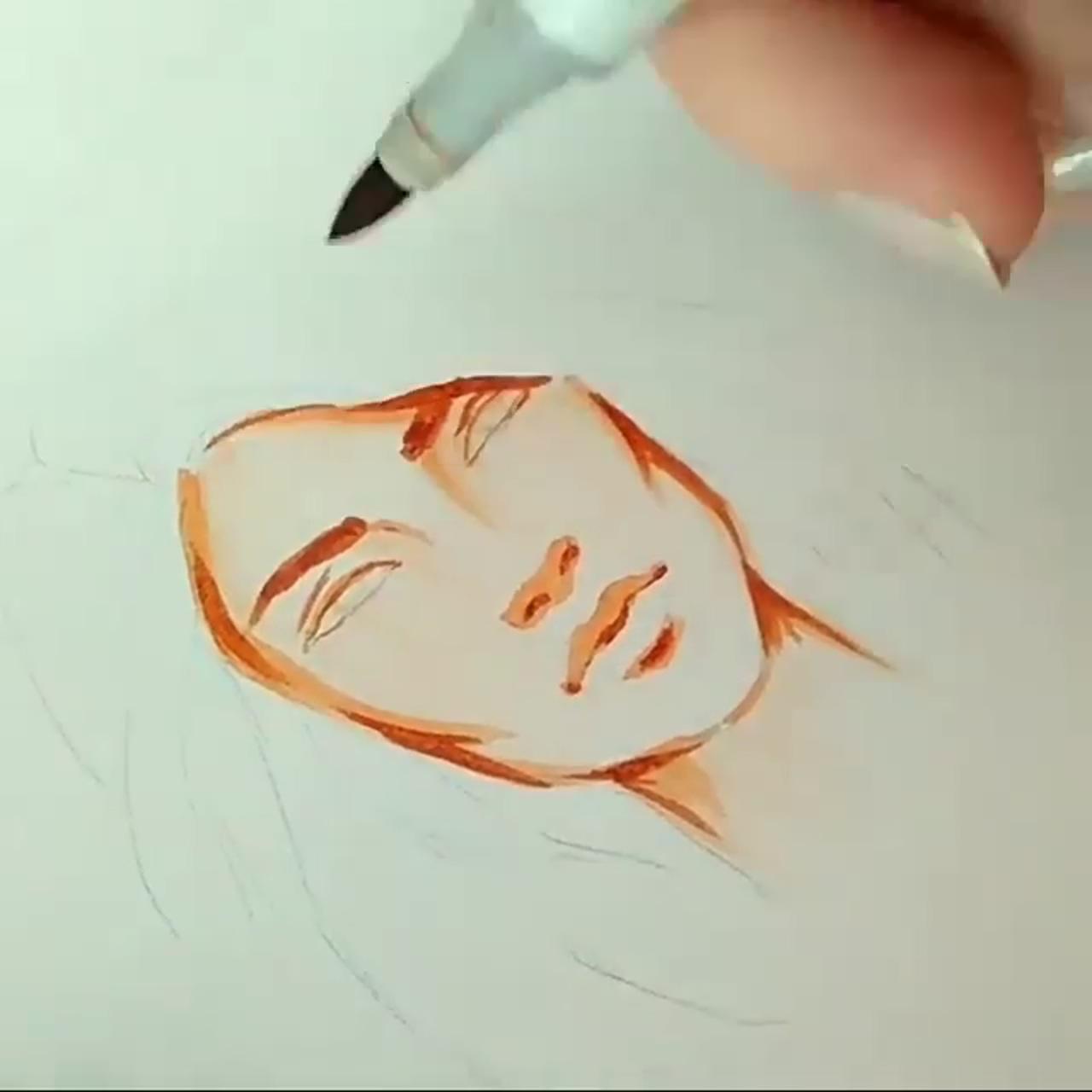 Face coloring | fashion illustration collage