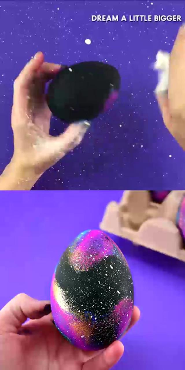 Galaxy easter eggs tutorial; galaxy easter eggs