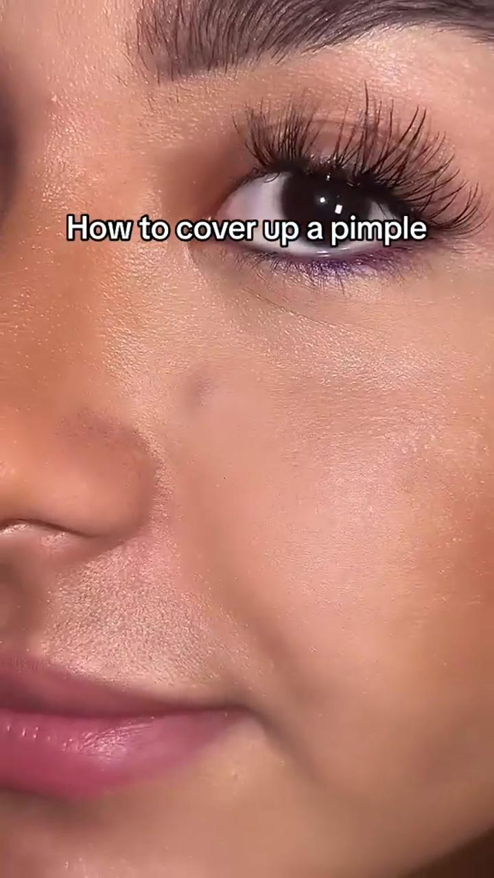 How to cover a pimple | simple makeup tips