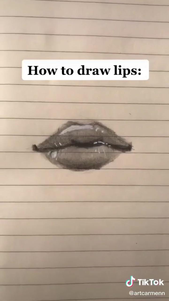 How to draw lips | how to draw lips