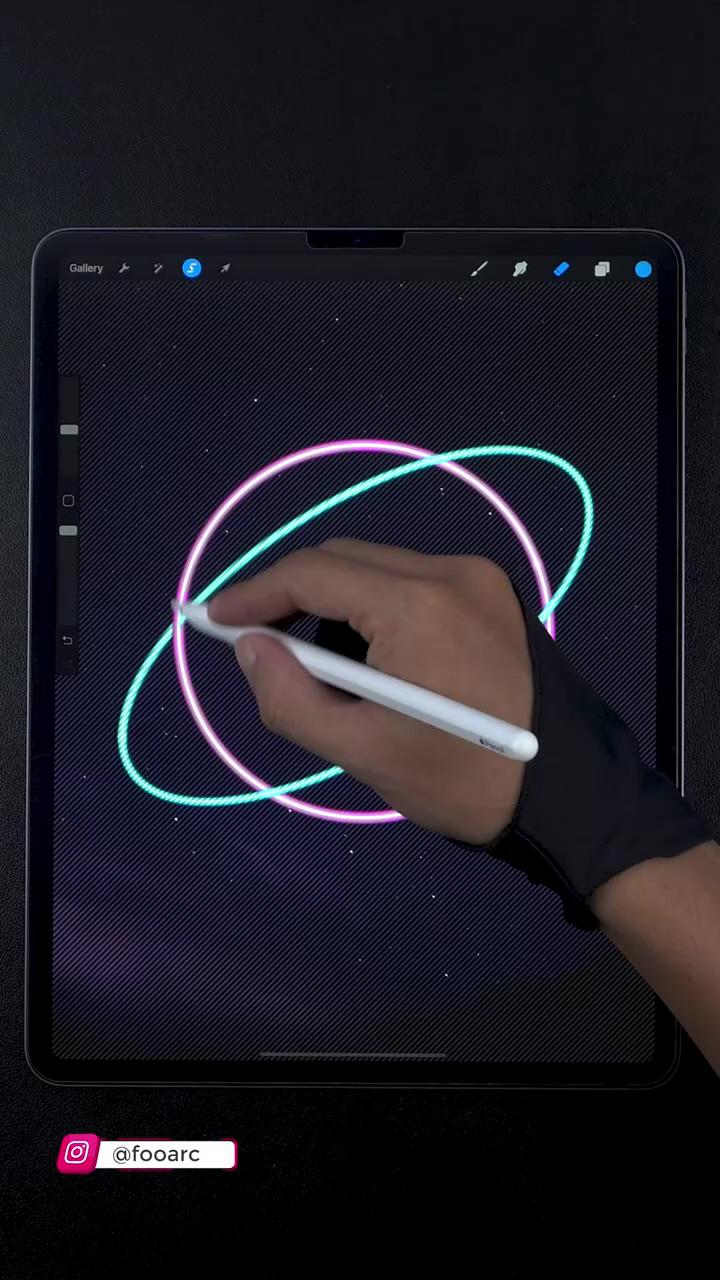 How to make a neon brush; how to use brush for drawing hair