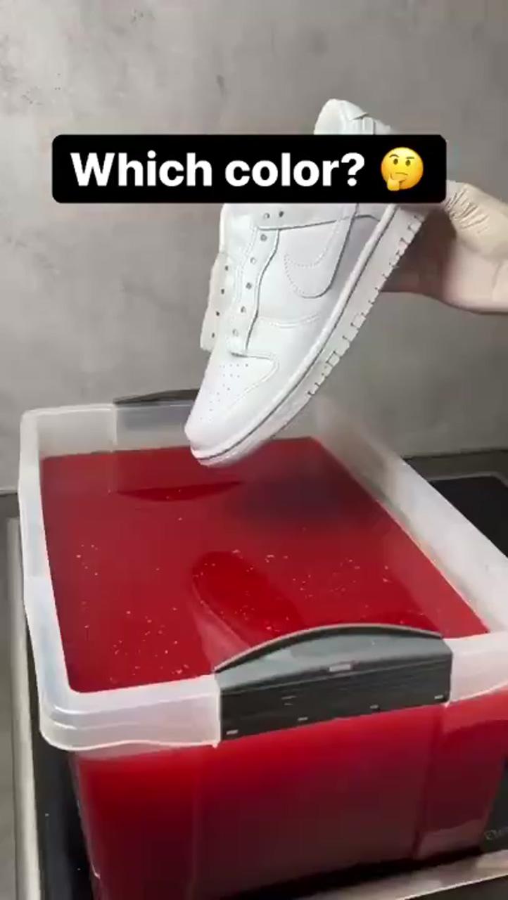Nike air force 1 diy - customization - mocha effect; satisfying sneaker video