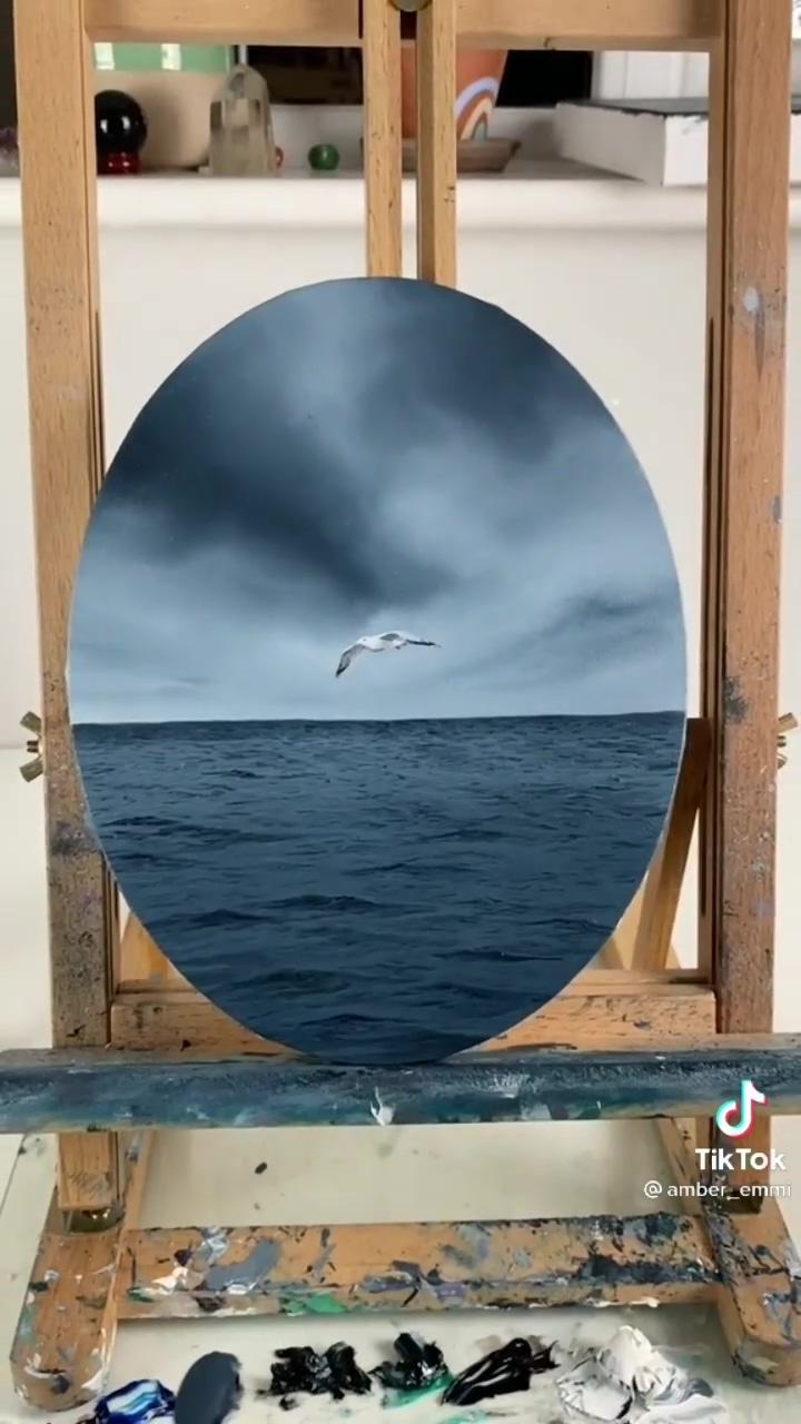 Not mine, credit to amber_emmi on tiktok | acrylic, oil or watercolor what is best