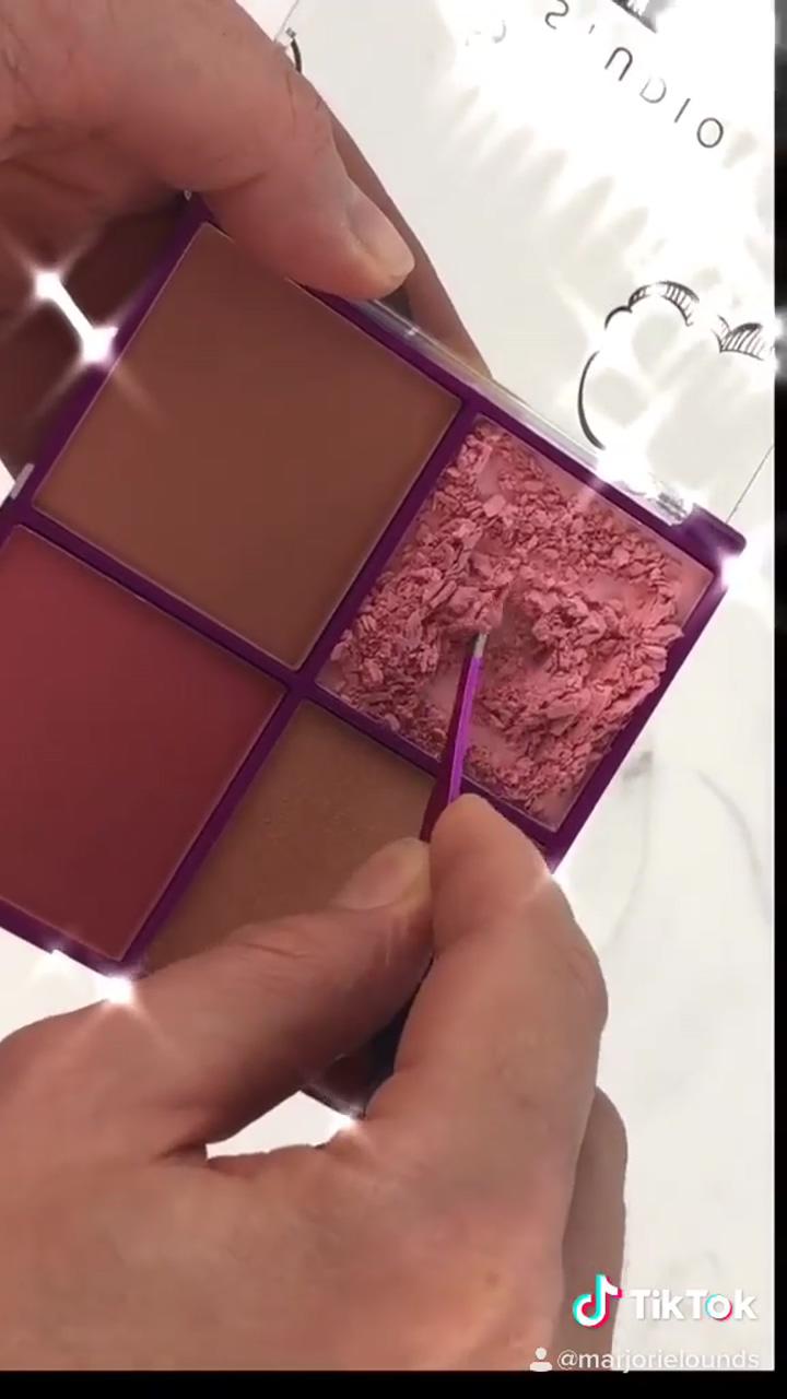 Satisfying makeup video | multicolored design af