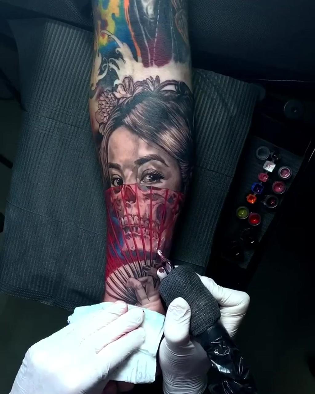 Skull tattoos o women arm tattoo o skull o death tattoos; arm tattoos skulls