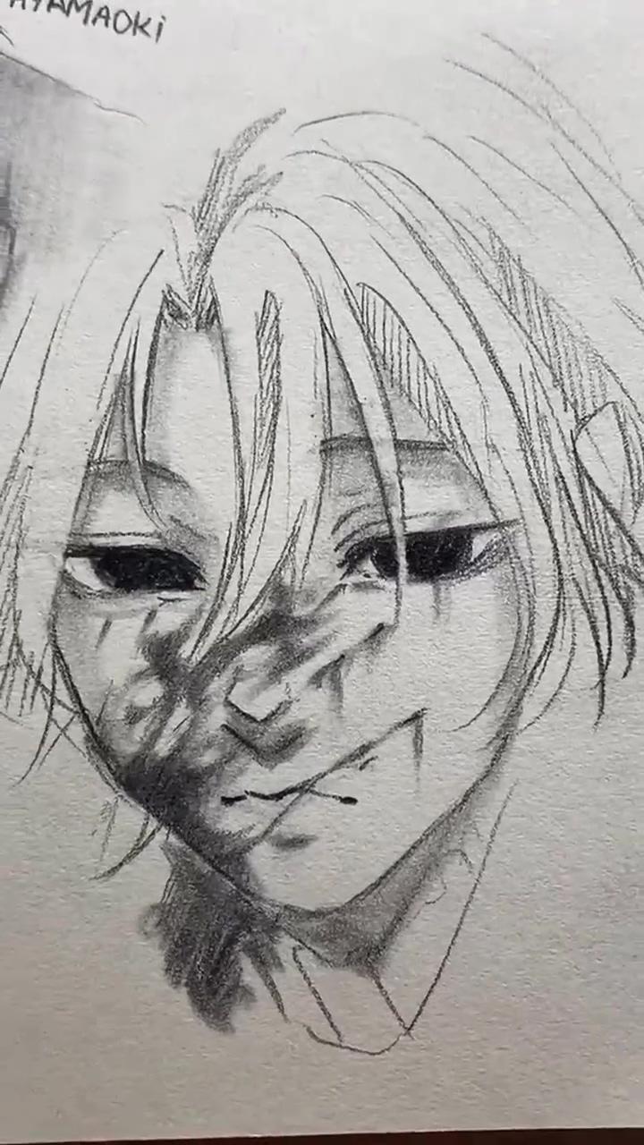 Speed drawing, #anime #drawing #illustration #art #animeboy | drawing eye tutorial