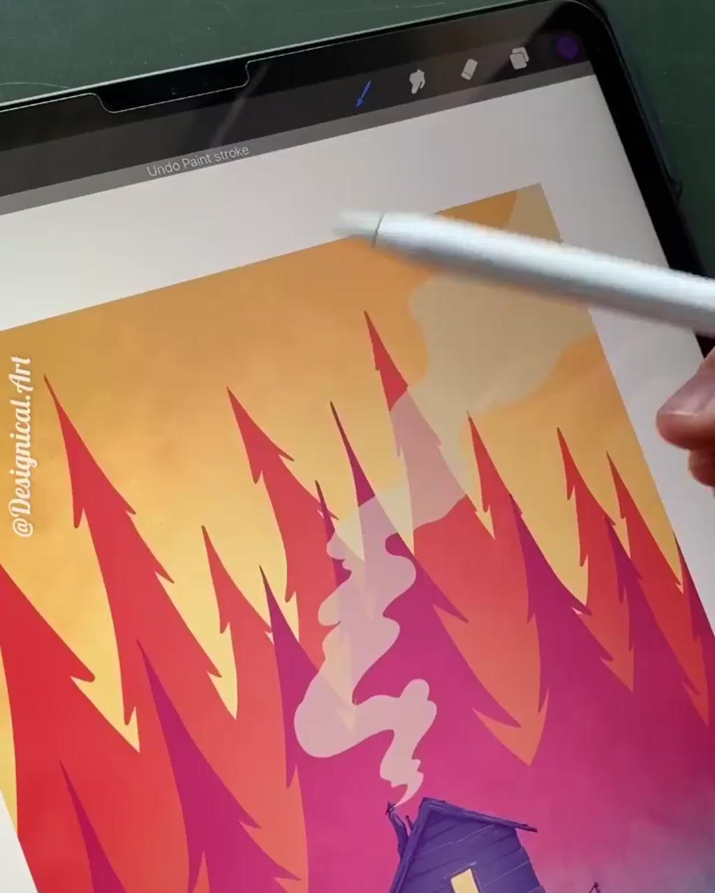 Stylus procreate pen, amazing designs; digital painting tutorials