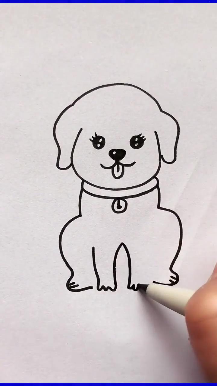 The master guide to drawing dog; how to draw a sketch - really easy drawing tutorial