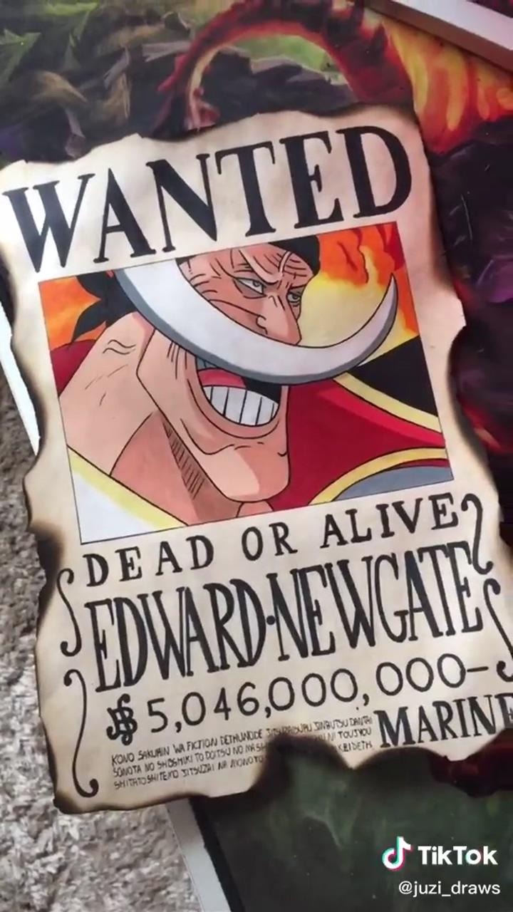 Tutorial: one piece wanted poster; anime crafts diy