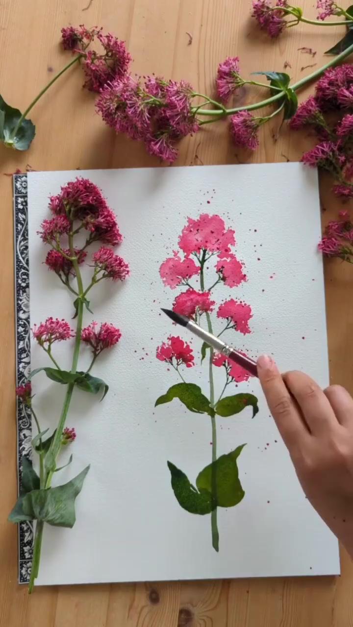 What do you call these flowers | how to paint a perfect palm tree
