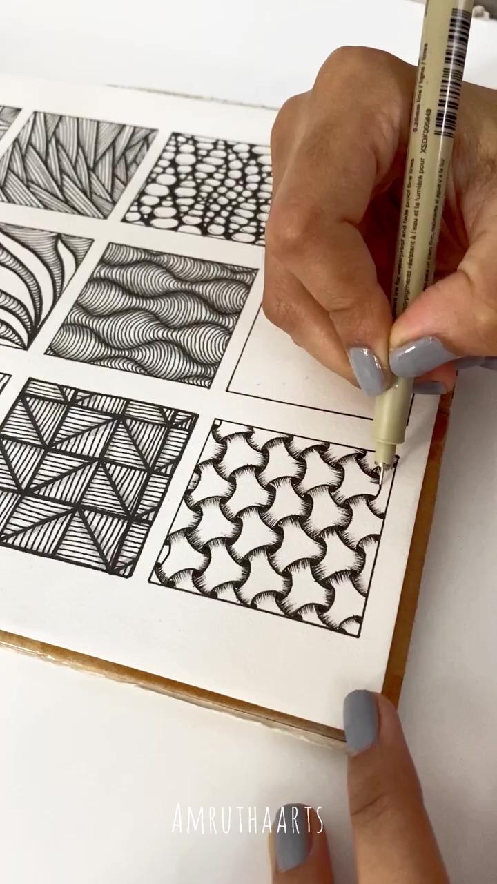 Zentangle patterns; how to draw the valknut using sacred geometry