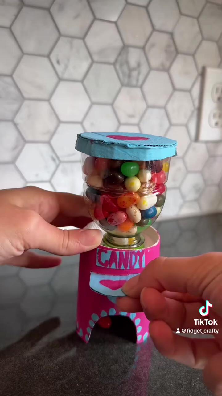Candy vending machine tutorial; another one of the viral activities on tiktok 