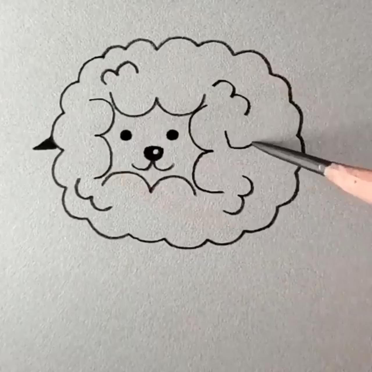 Cute easy drawings; art drawings for kids