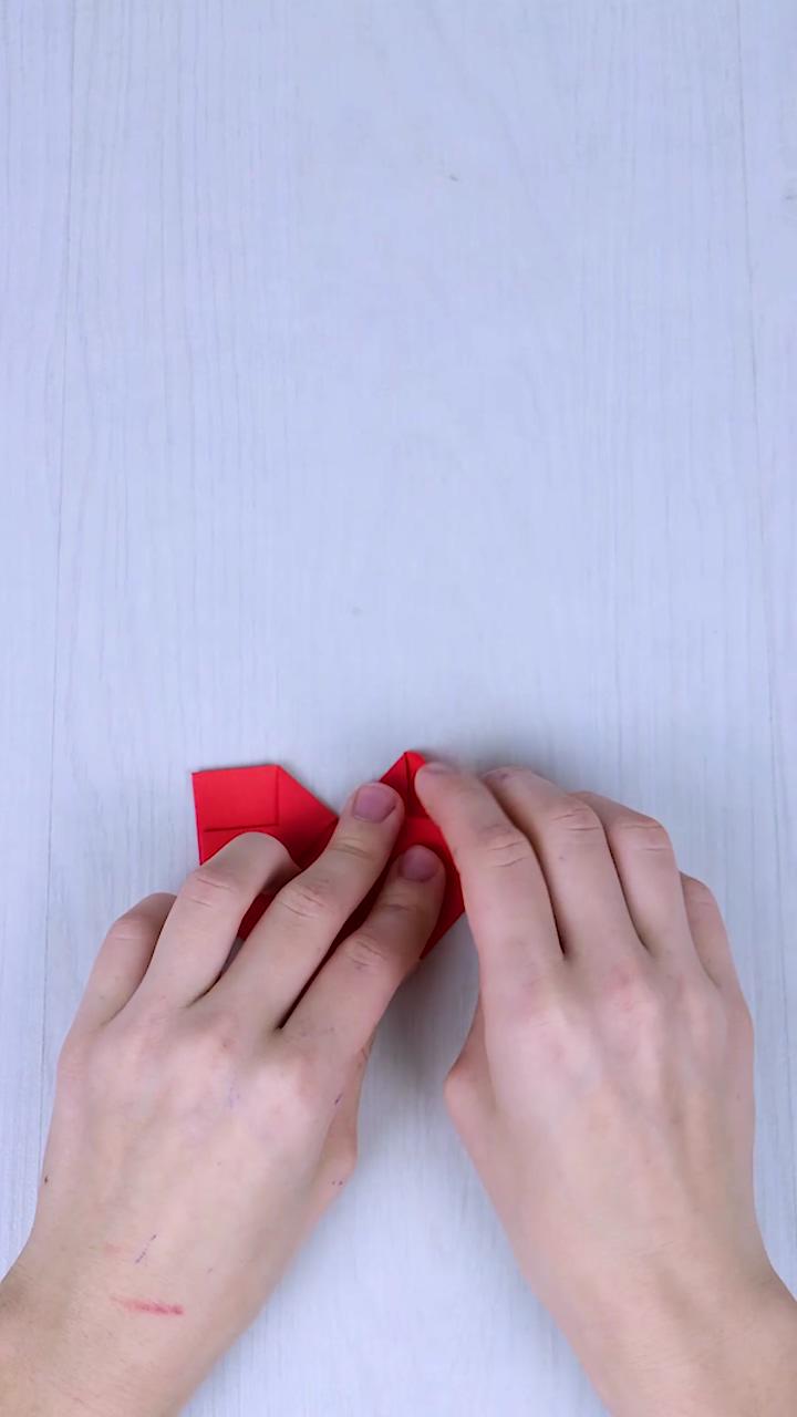 Diy origami paper heart / valentine paper heart for valentine's day february 14 | hearts paper crafts