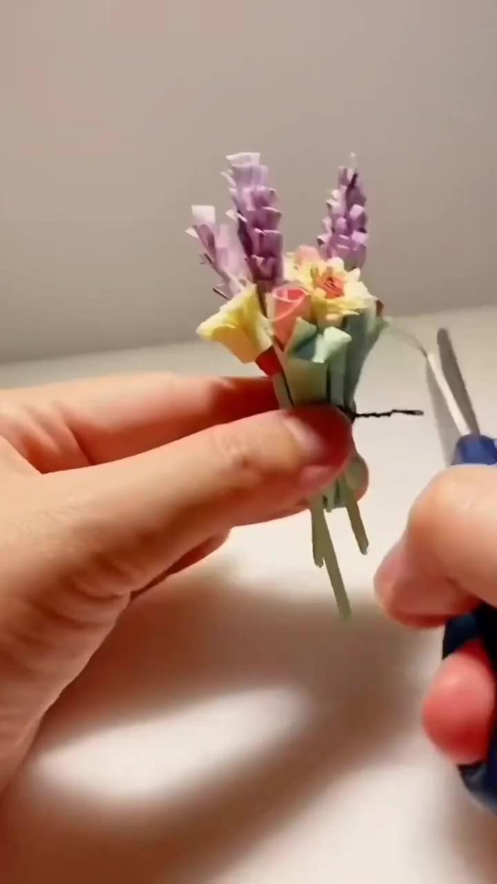 Diy paper bouquets flowers - amazing paper craft ideas - origami; #creative things edit by #gold unseen 