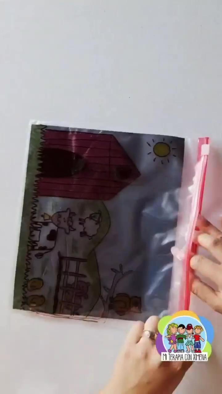 Do-it-yourself activity for kids at home; paper magic