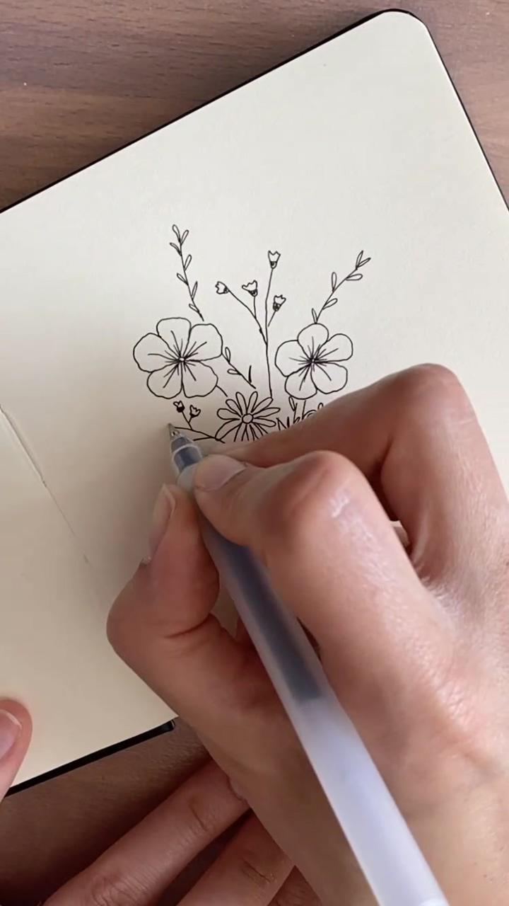 Flowerful day | art drawings sketches creative