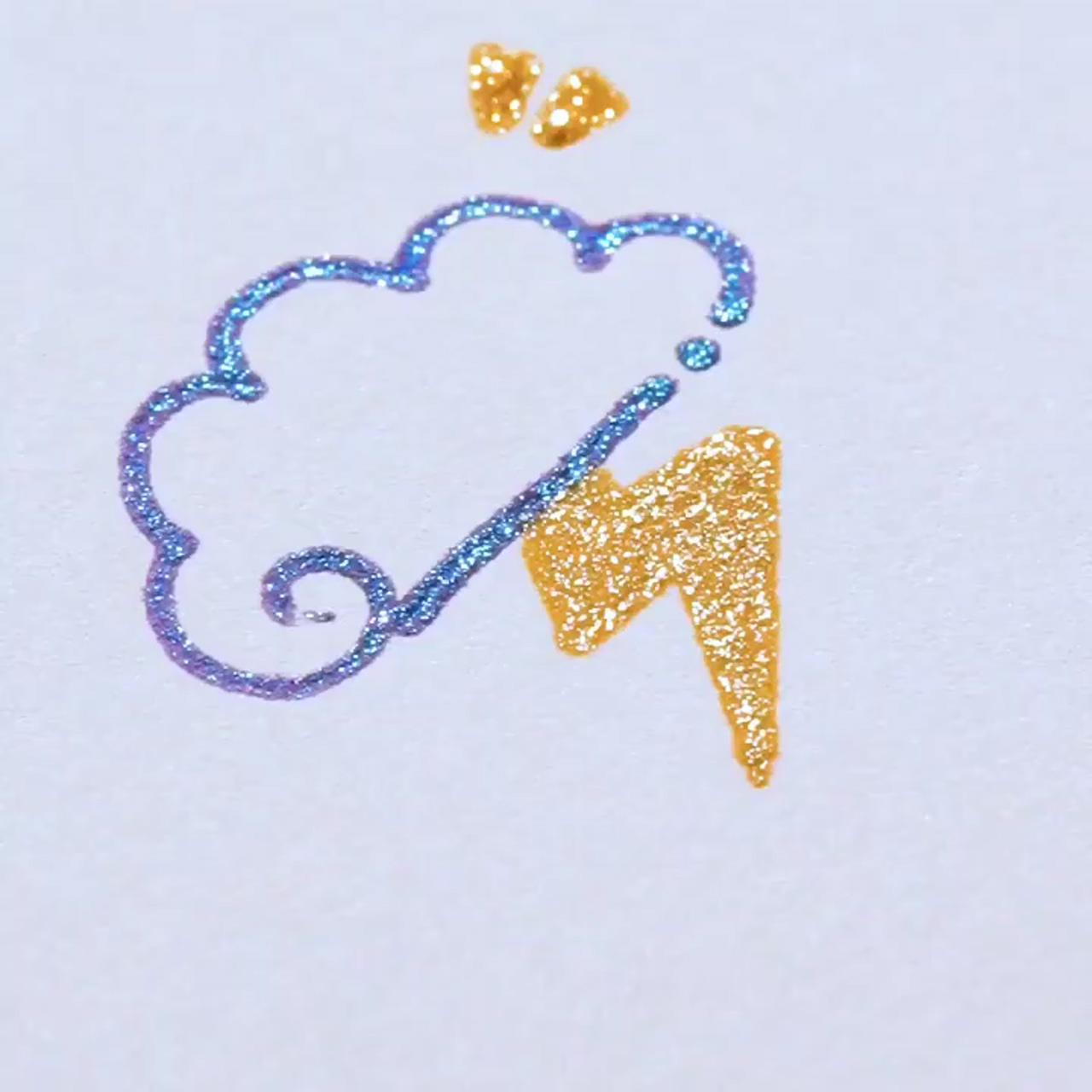 Get bold line glitter pen atwww. paperhouse. mesave 3 with code "pin3"paperhouse stationery; gel pen doodles