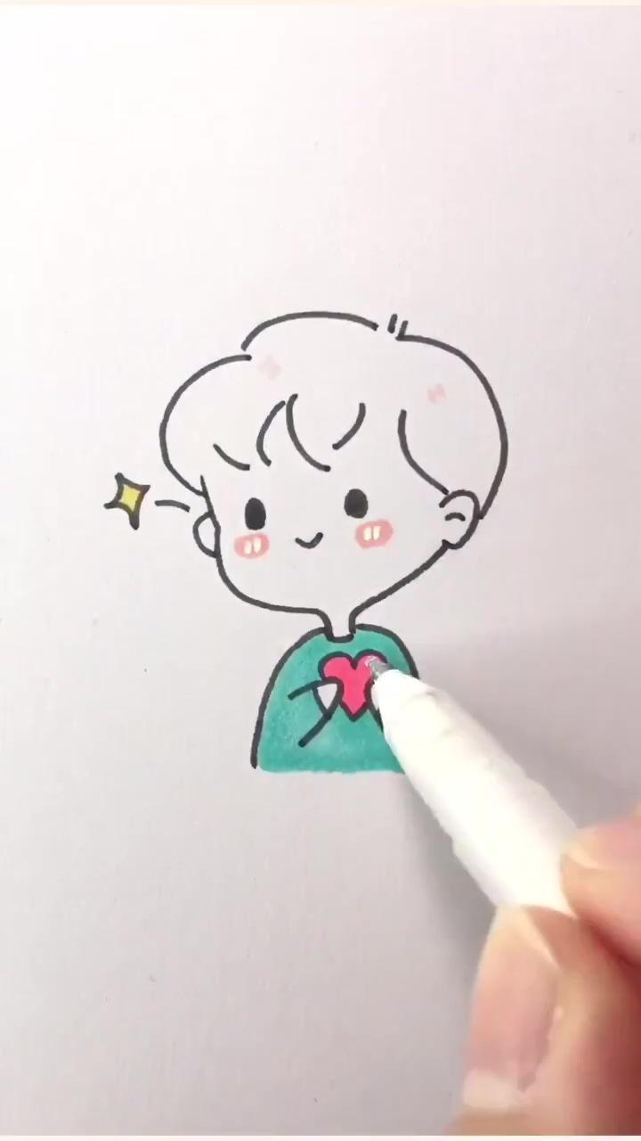 How to draw a boy in just a few minutes; how to draw a pigs step by step tutorial