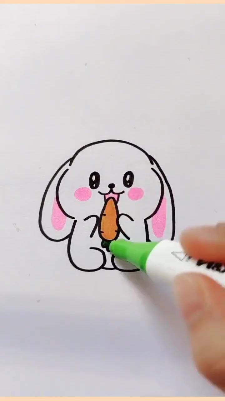 How to draw a rabbit: easy video tutorials and tips for kids | how to draw a dinosaurs that looks fresh