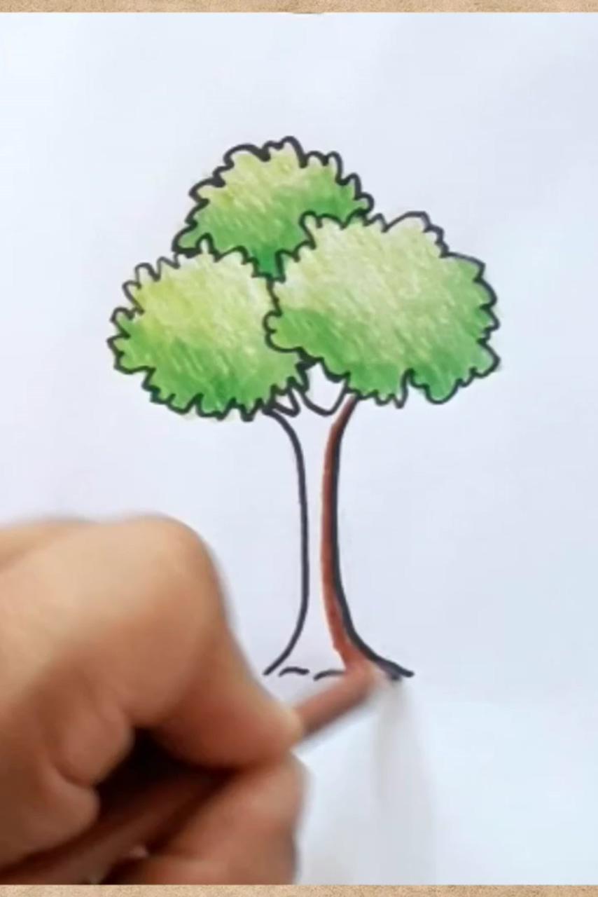 How to draw a tree | drawing images for kids