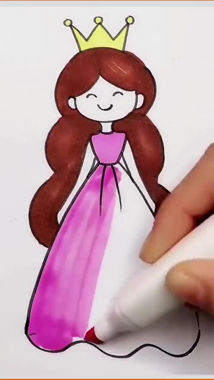 How to draw princess, princess easy draw tutorial | how to draw cute stuff amazo - easy meaningful drawing ideas