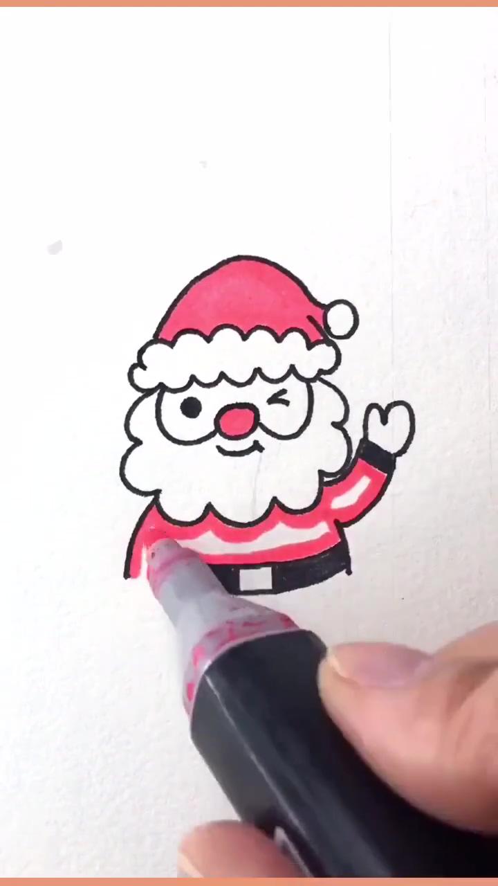 How to draw santa claus | christmas drawings for kids