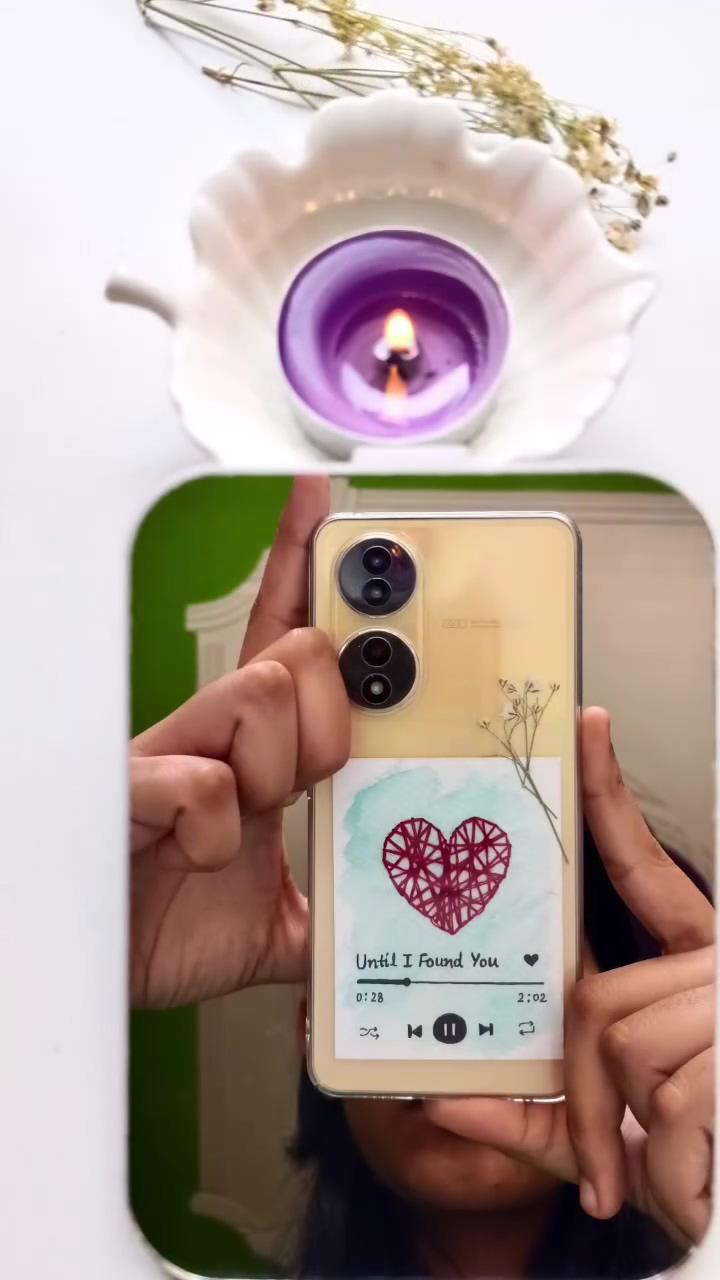 Mini spotify heart polaroid, diy phone case; diy birthday gifts for friends