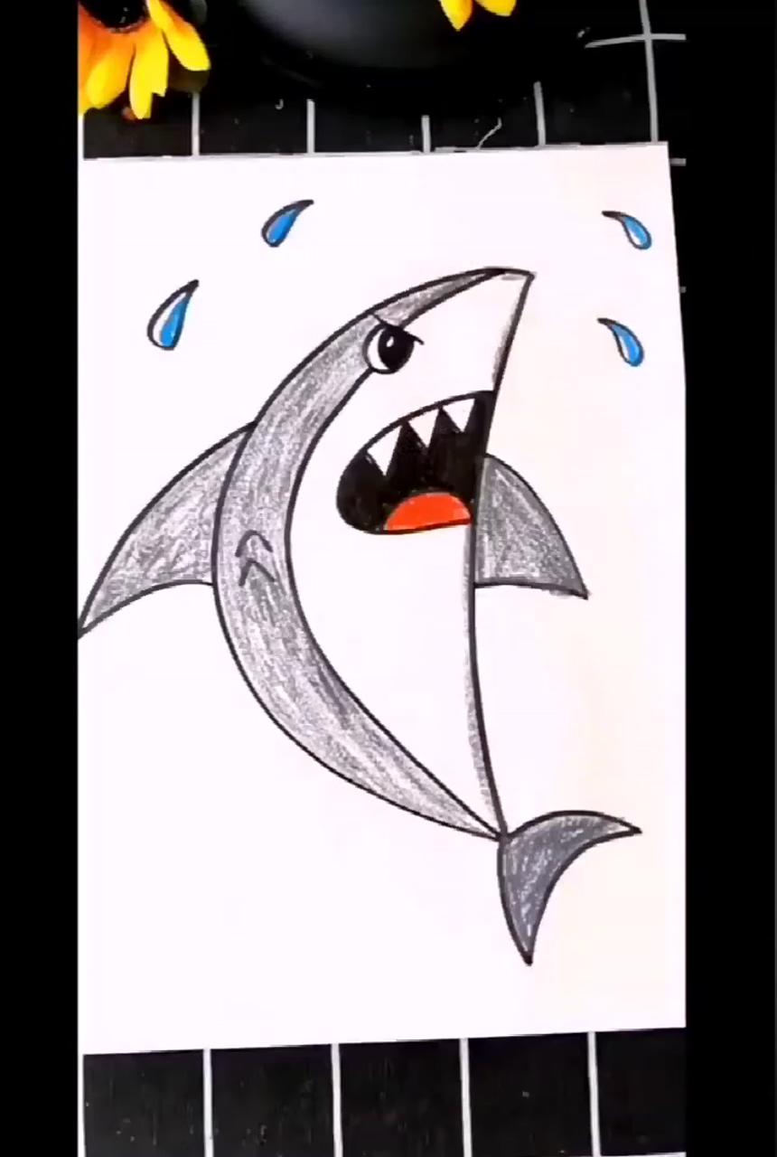 Shark drawing | beauty art drawings