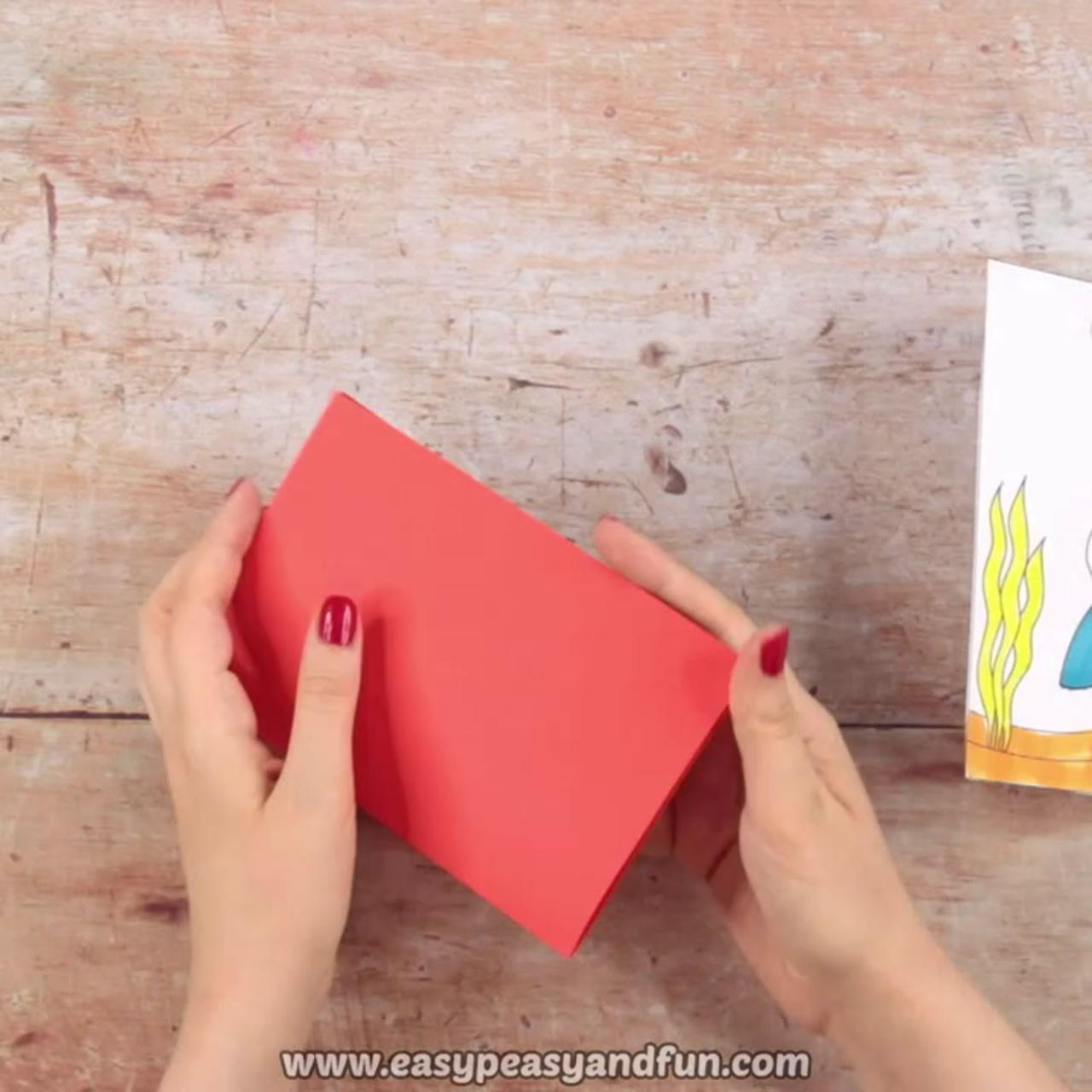 Shark pop up card craft for kids | paper crafts origami