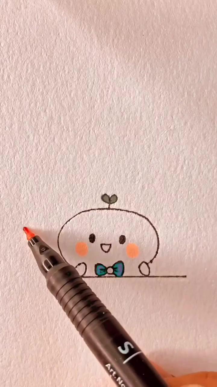 Very cute #easy drawing | cool easy drawings