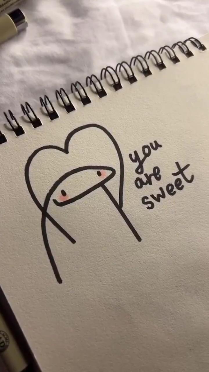 You are sweet | cute love sketches