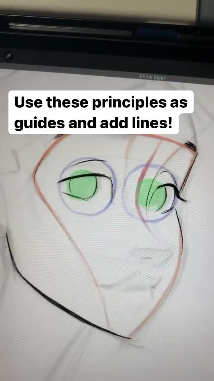 A tip for drawing the other eye by ben_eblen_design | amazing art by makohouse