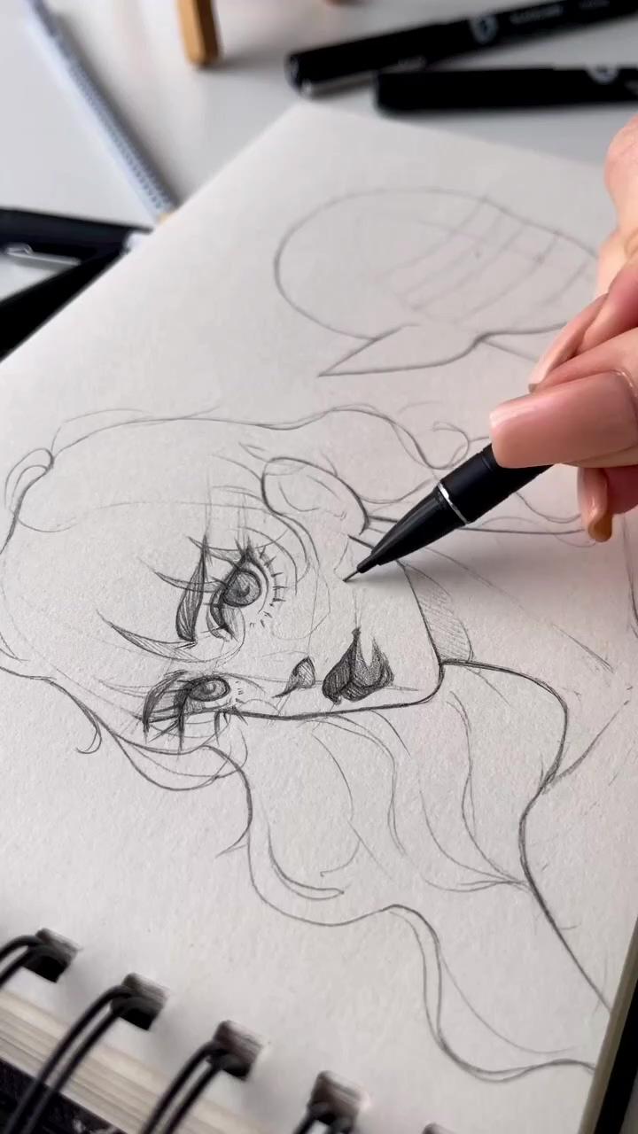 Amazing sketch by kkkalinina. art on ig | art drawings sketches creative