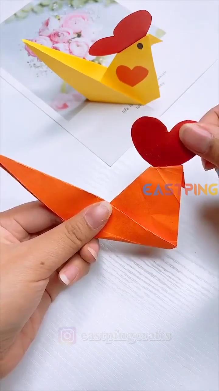 Diy creative crafts-easy origami paper tutorial | amazing paper craft ideas
