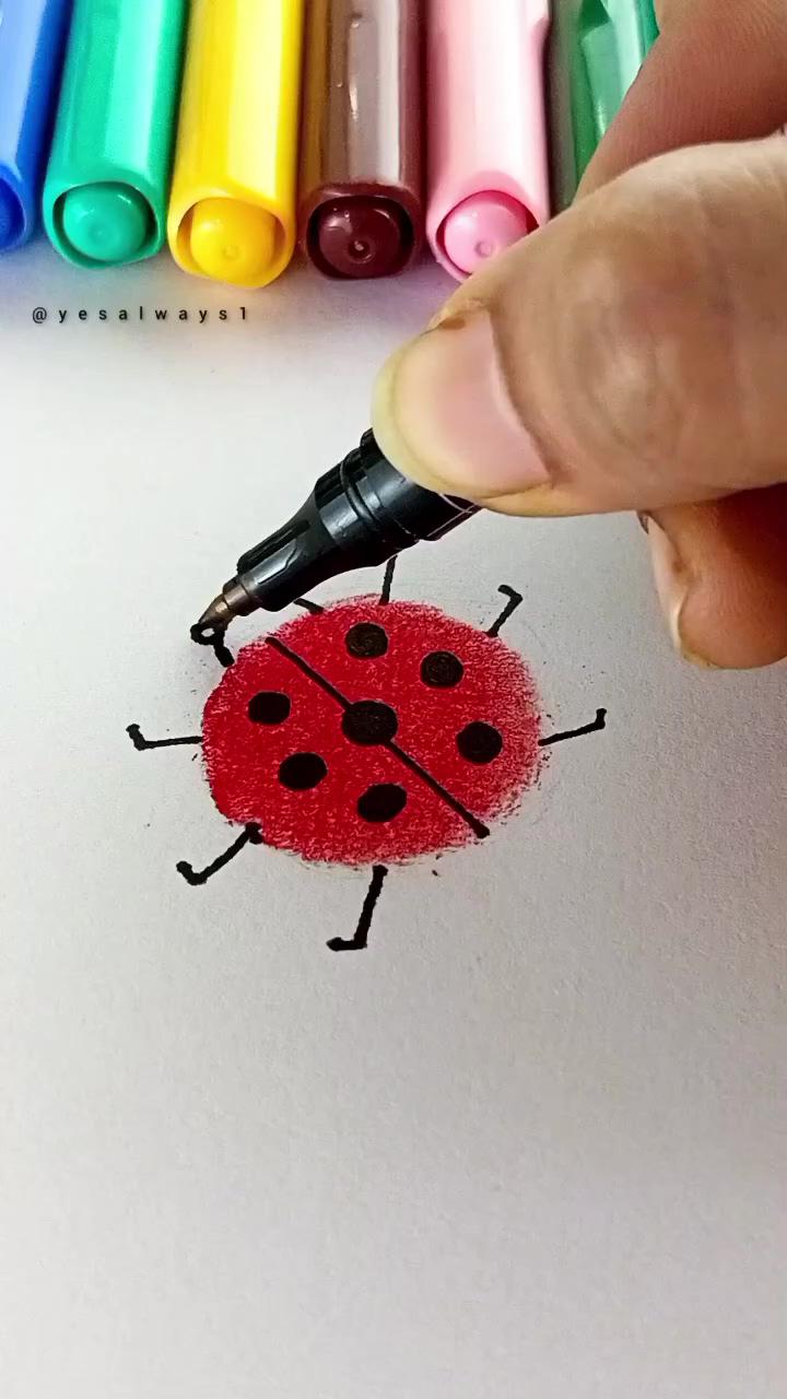 Easy and try | hand art drawing